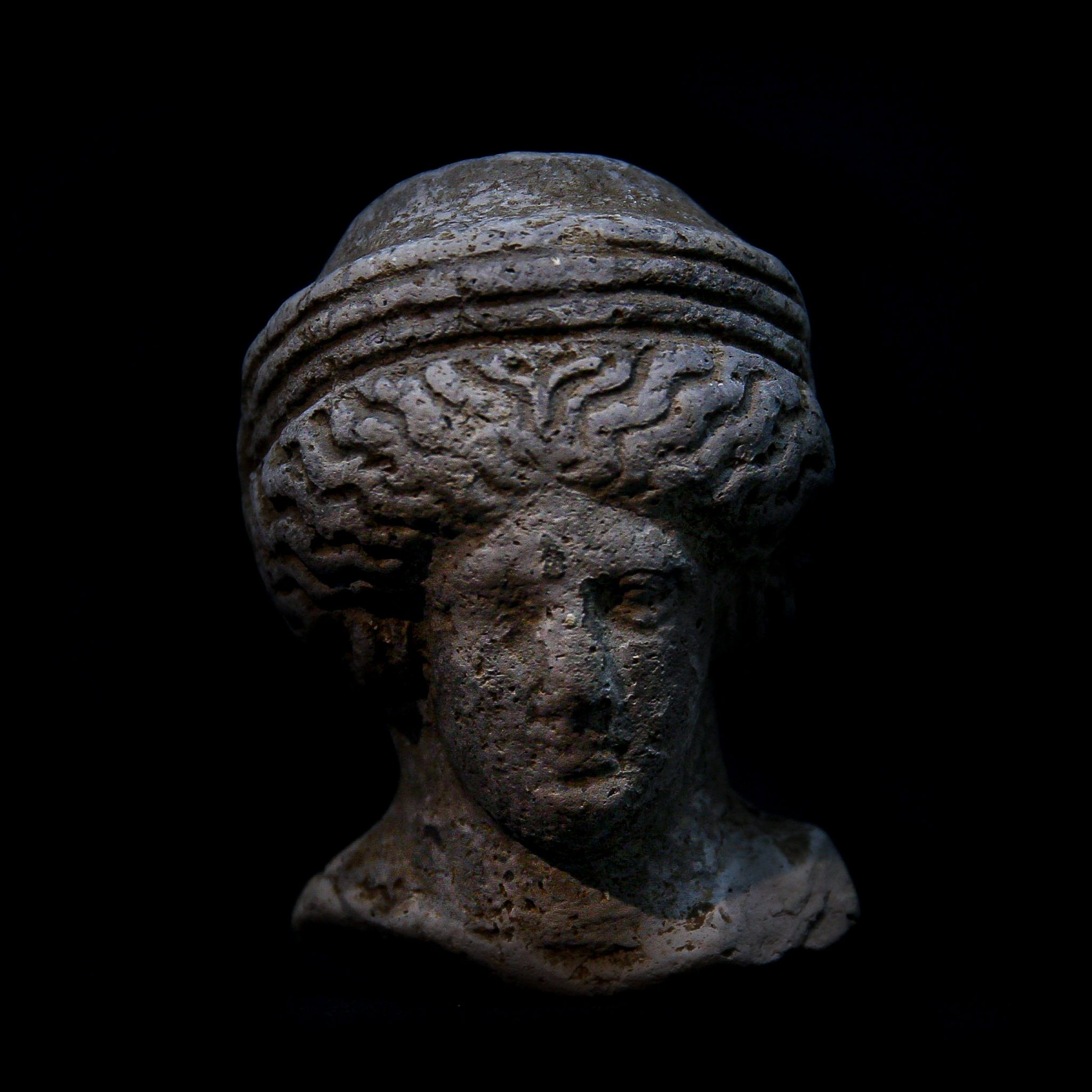 A Hellenistic Terracotta Head | 4th-1st century BC