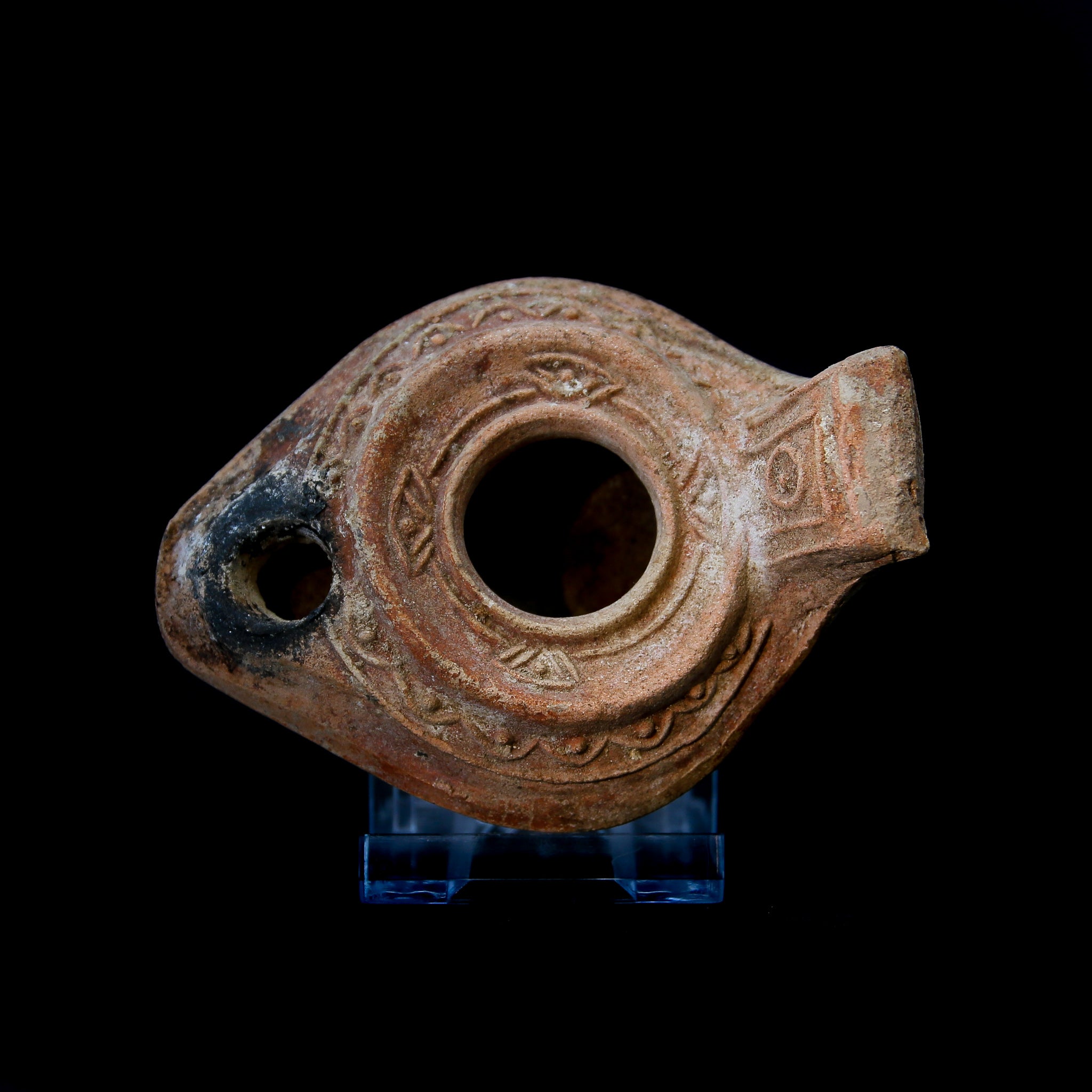 A Roman Terracotta Oil Lamp | 3rd-4th century AD