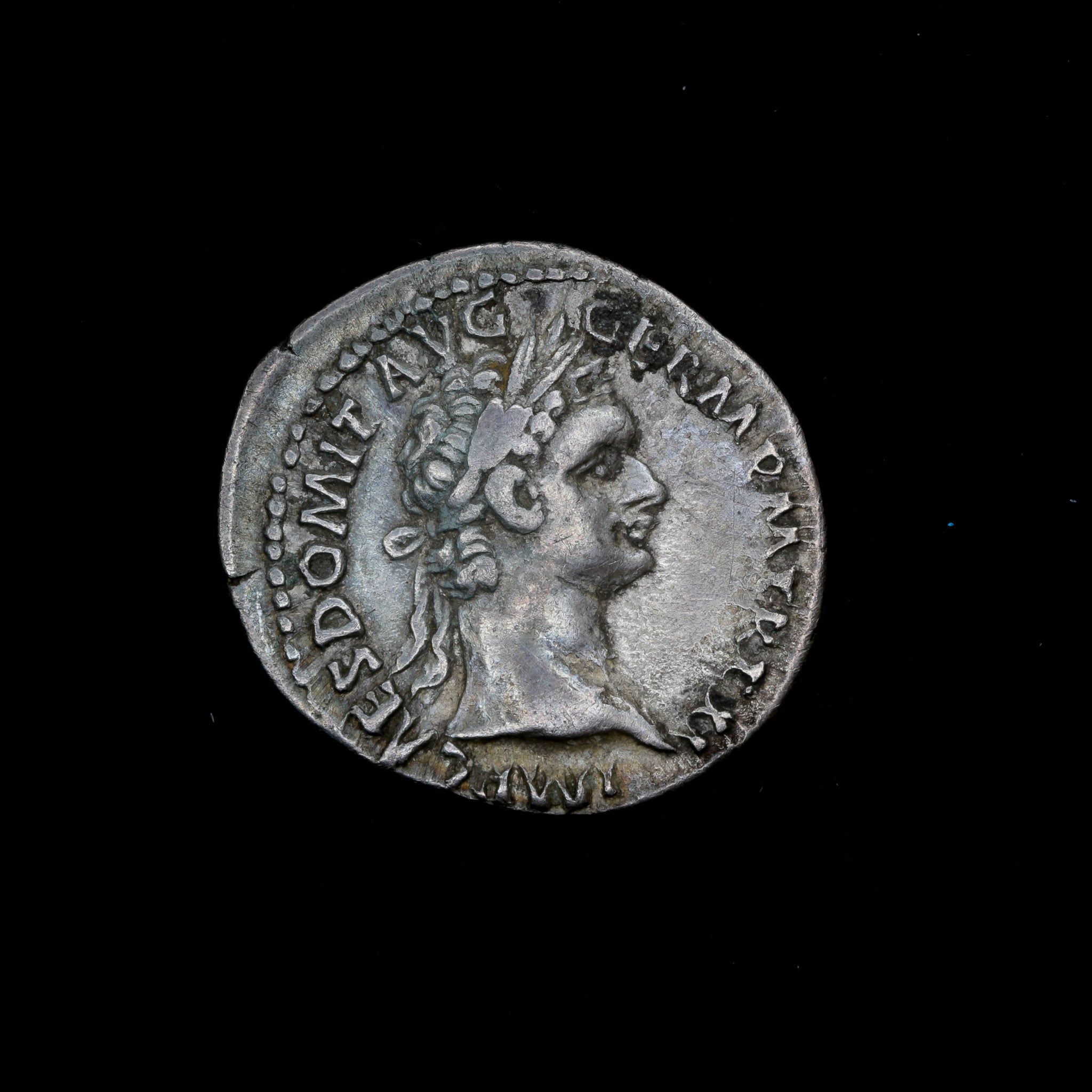 Roman Empire Silver Coin | AR denarius, Domitianus | Rome 92 A.D.