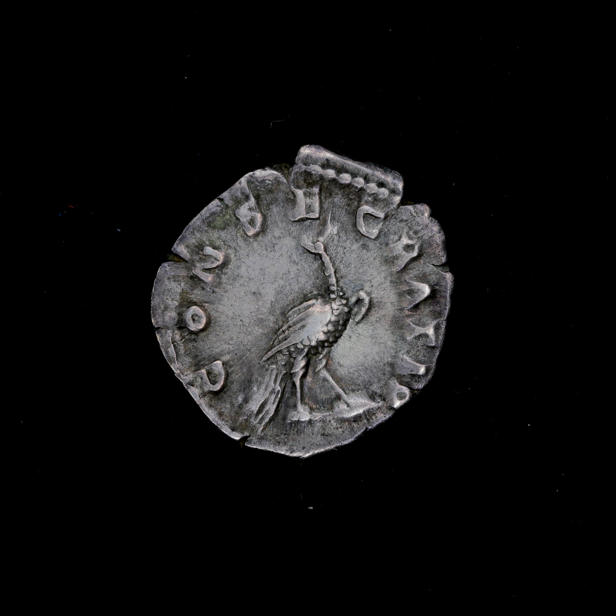Roman Empire Silver Coin | AR Denarius, DIVA Faustina II Junior | Rome after 176 A.D.
