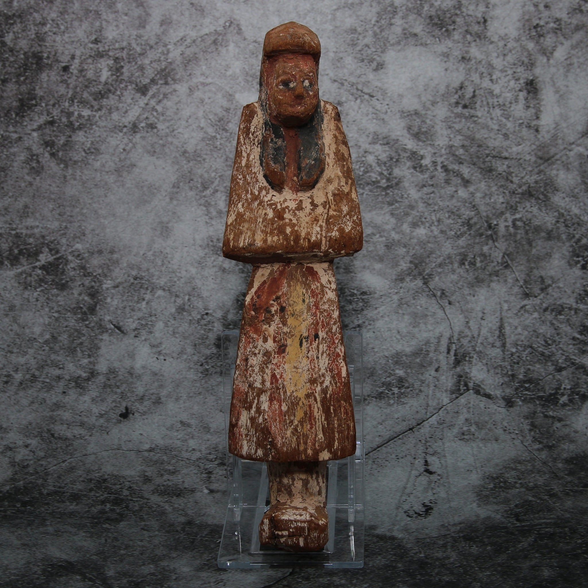 A wooden carved overseer shabti figure | Egypt, New Kingdom, 19th Dynasty, c. 1292-1189 BC