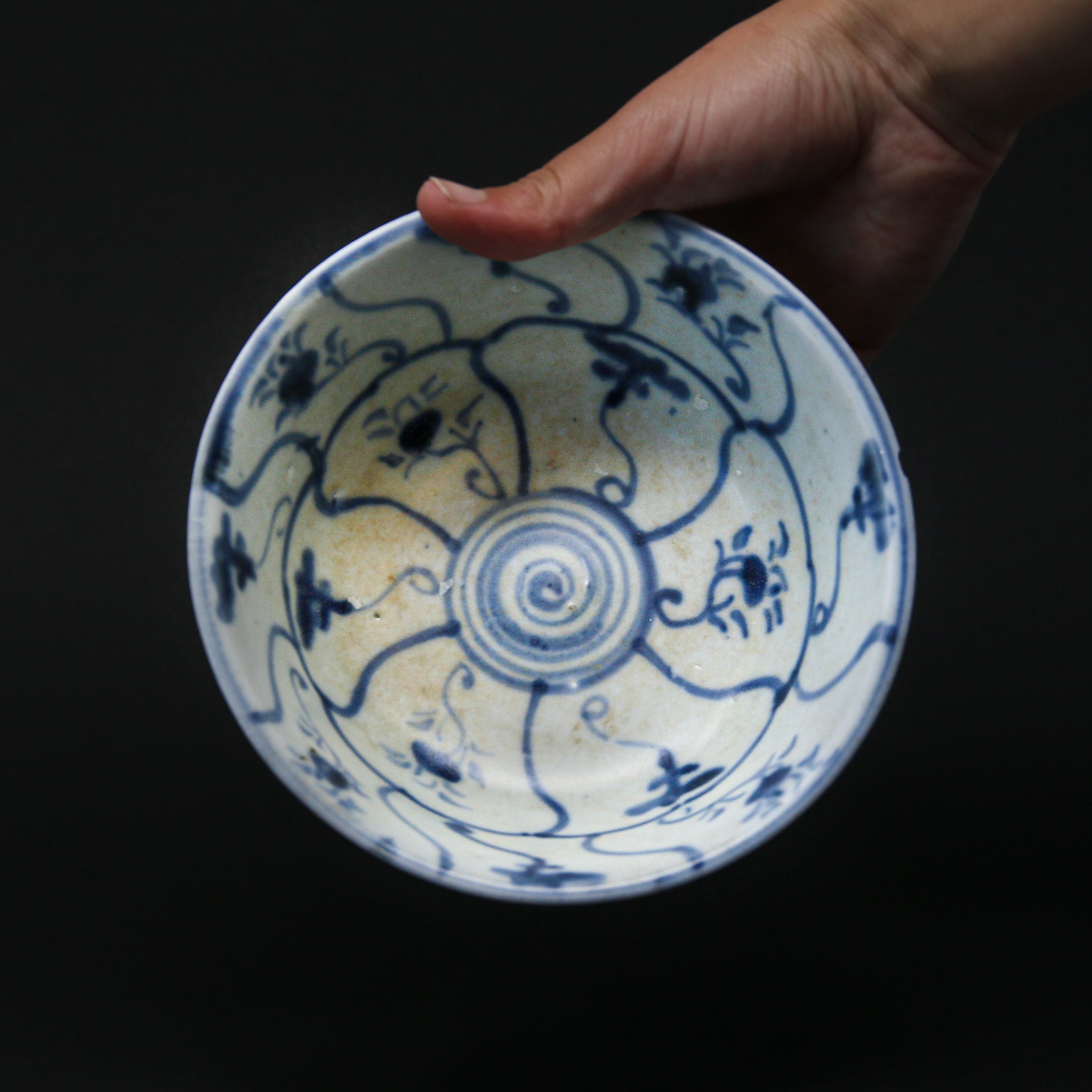 A Chinese Shipwreck (THE TEK SING) Porcelain Bowl with Shou Characters | Sank February 6th, 1822