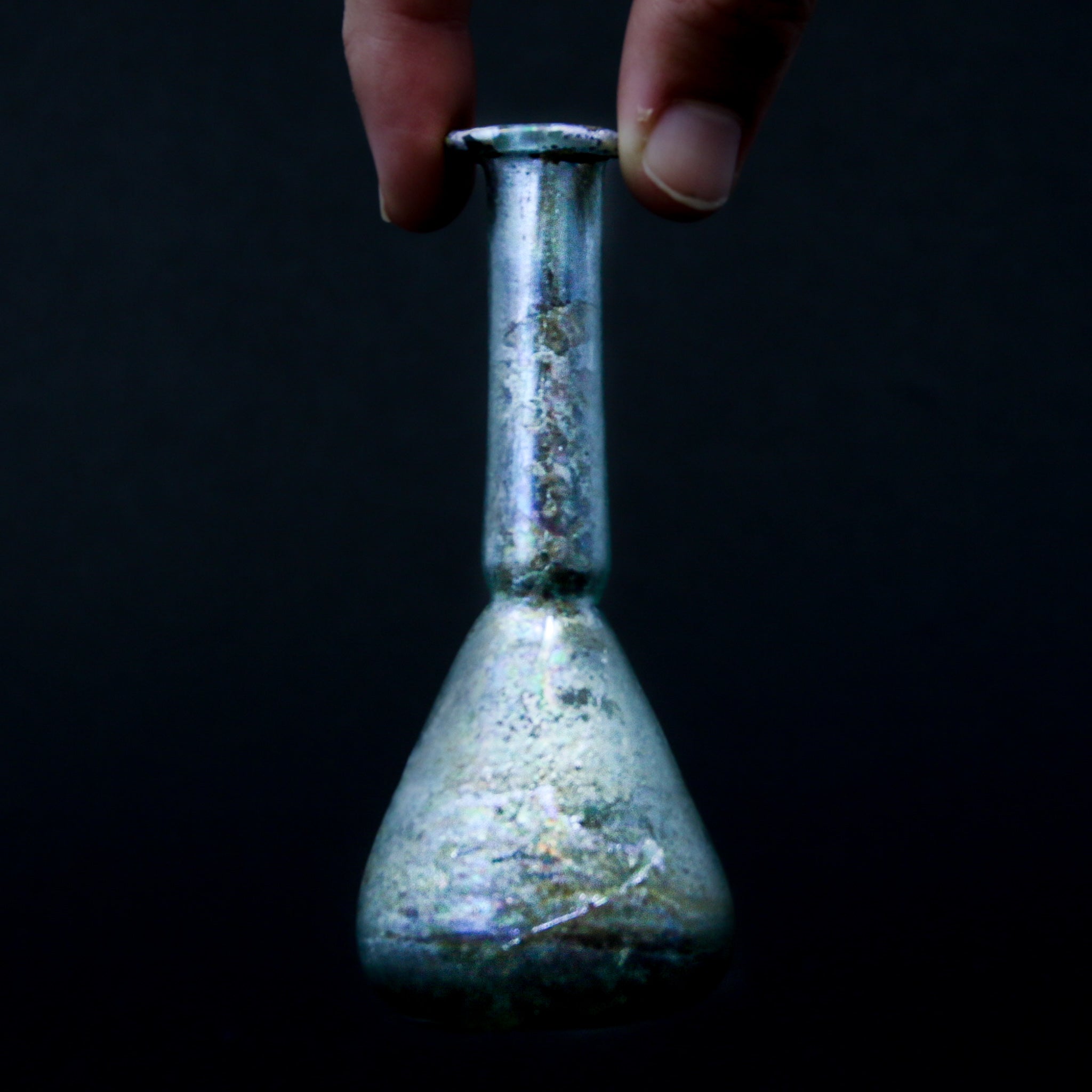 A Roman Glass Bottle | 1st-2nd century AD