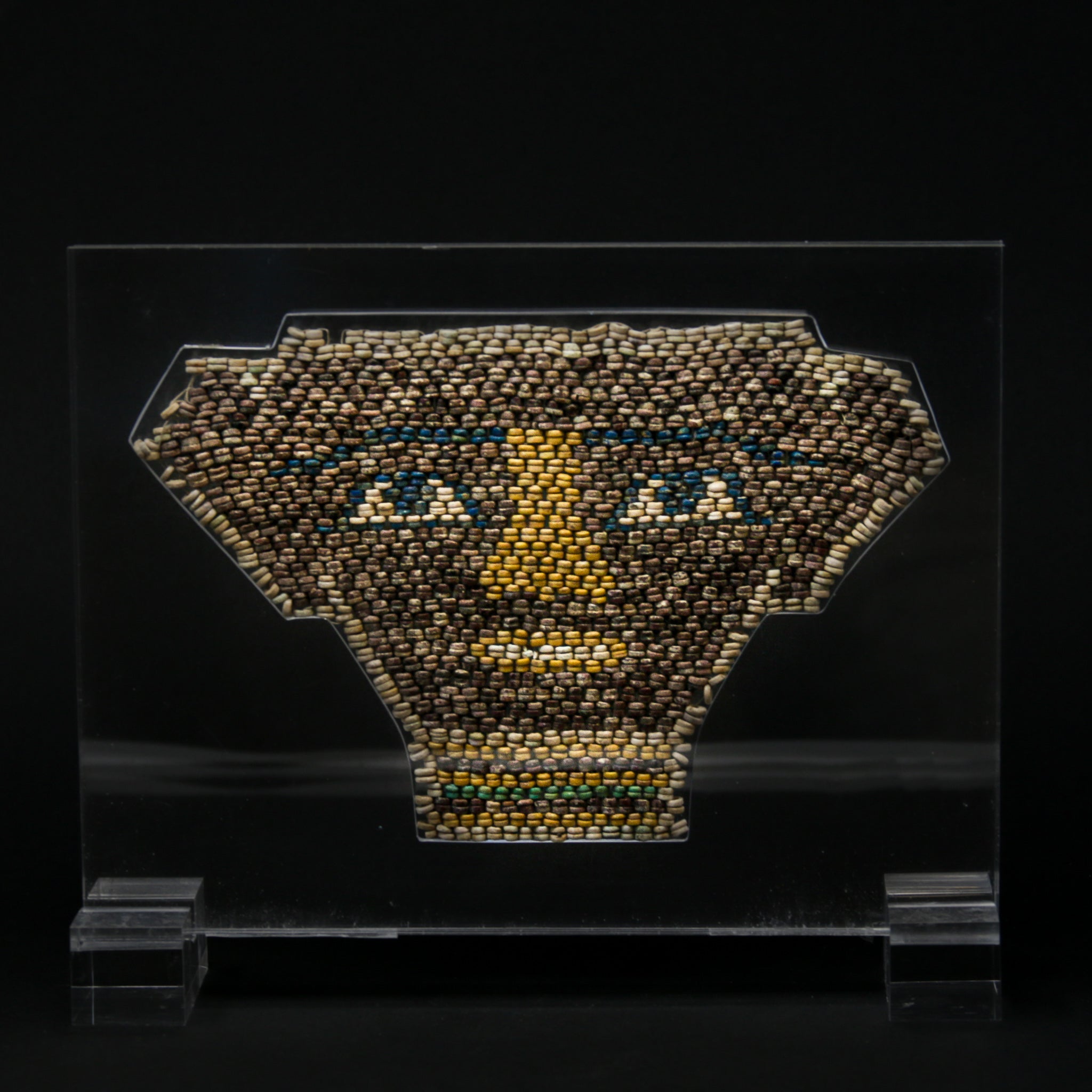 An Egyptian Mummy Bead Face Mask | Ptolemaic Period, 332-30 BC