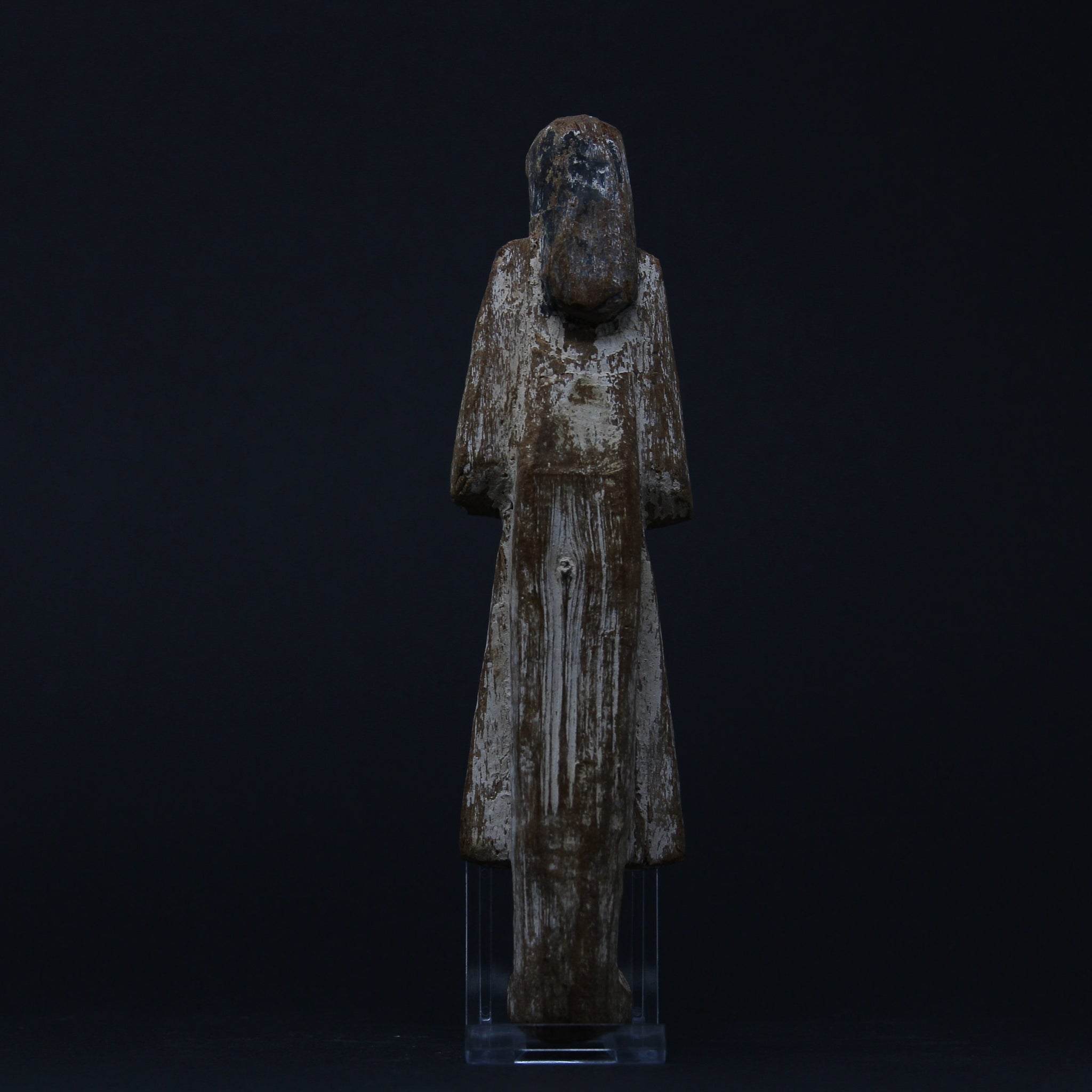 A wooden carved overseer shabti figure | Egypt, New Kingdom, 19th Dynasty, c. 1292-1189 BC